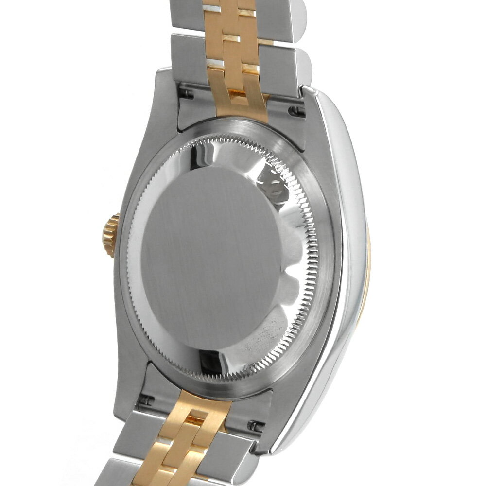 【最大3万円クーポン＆ポイント2倍】ロレックス デイトジャスト 10Pダイヤ 116233NG ブラックシェル V番 メンズ【中古】【腕時計】【送料無料】【返品OK】【ローン60回払い特別低金利】