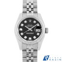 【最大3万円クーポン&ポイント2倍】ロレックス デイトジャスト 10Pダイヤ 179174G ブラック ランダム番 レディース【中古】【腕時計】【送料無料】【返品OK】【ローン60回払い特別低金利】 その1