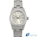 【最大3万円クーポン&ポイント2倍】ロレックス オイスターパーペチュアル 76080 シルバー バー F番 レディース【中古】【腕時計】【送料無料】【返品OK】【ローン60回払い特別低金利】 その1