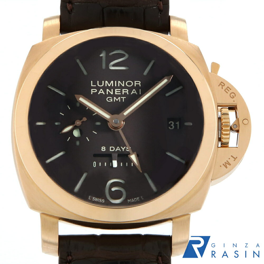 【ローン60回払い特別低金利】パネライ ルミノール1950 8デイズ GMT オロローザ PAM00 ...