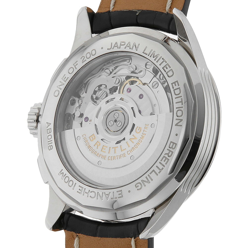 【最大3万円クーポン＆ポイント2倍】ブライトリング プレミエ B01 クロノグラフ42 ブラックMOP 日本限定200本 AB01183A1B1P1(AB0118) メンズ【中古】【腕時計】【送料無料】【返品OK】【ローン60回払い特別低金利】