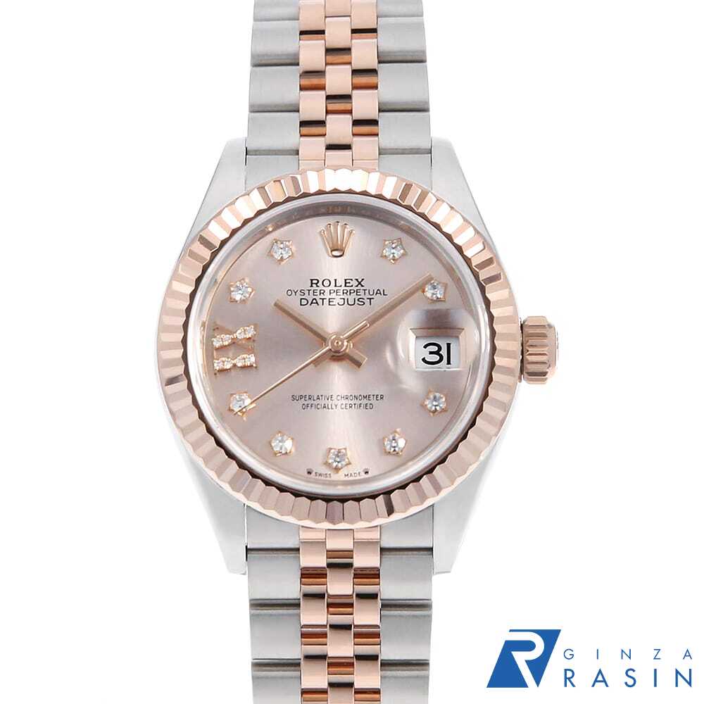 【ローン60回払い特別低金利】ロレックス デイトジャスト 9Pスターダイヤ IXダイヤ 279171G サンダスト 5列 ジュビリーブレス ランダム番 レディース【中古】【腕時計】【送料無料】【返品OK】のサムネイル