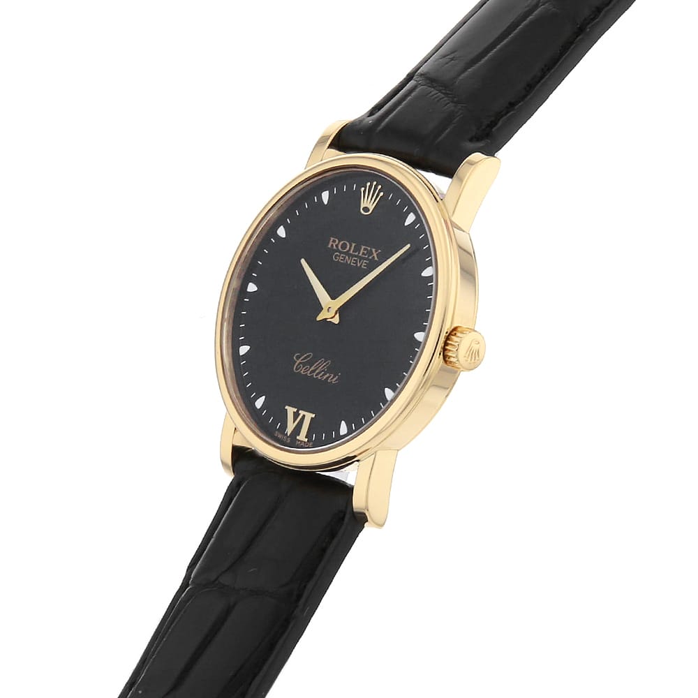 【ローン60回払い特別低金利】ロレックス チェリーニ 5115/8 ブラック K番 メンズ【中古】【腕時計】【送料無料】【返品OK】