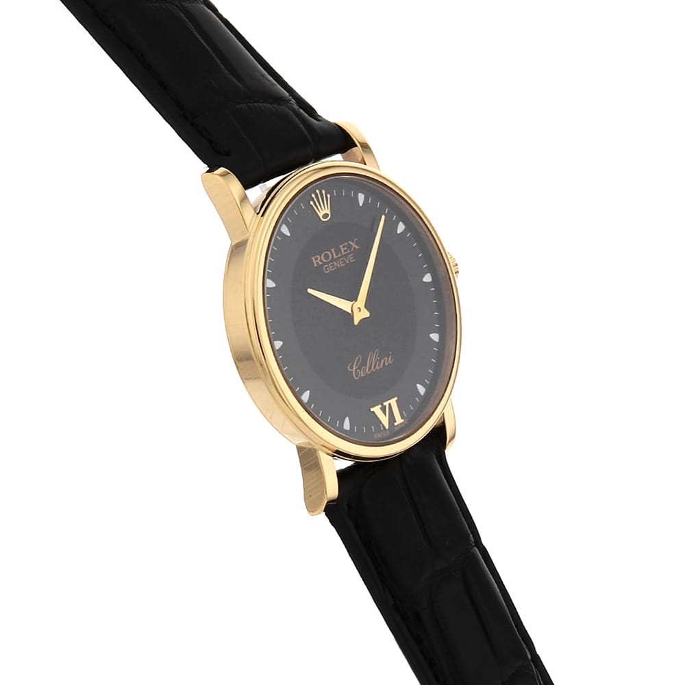 【ローン60回払い特別低金利】ロレックス チェリーニ 5115/8 ブラック K番 メンズ【中古】【腕時計】【送料無料】【返品OK】