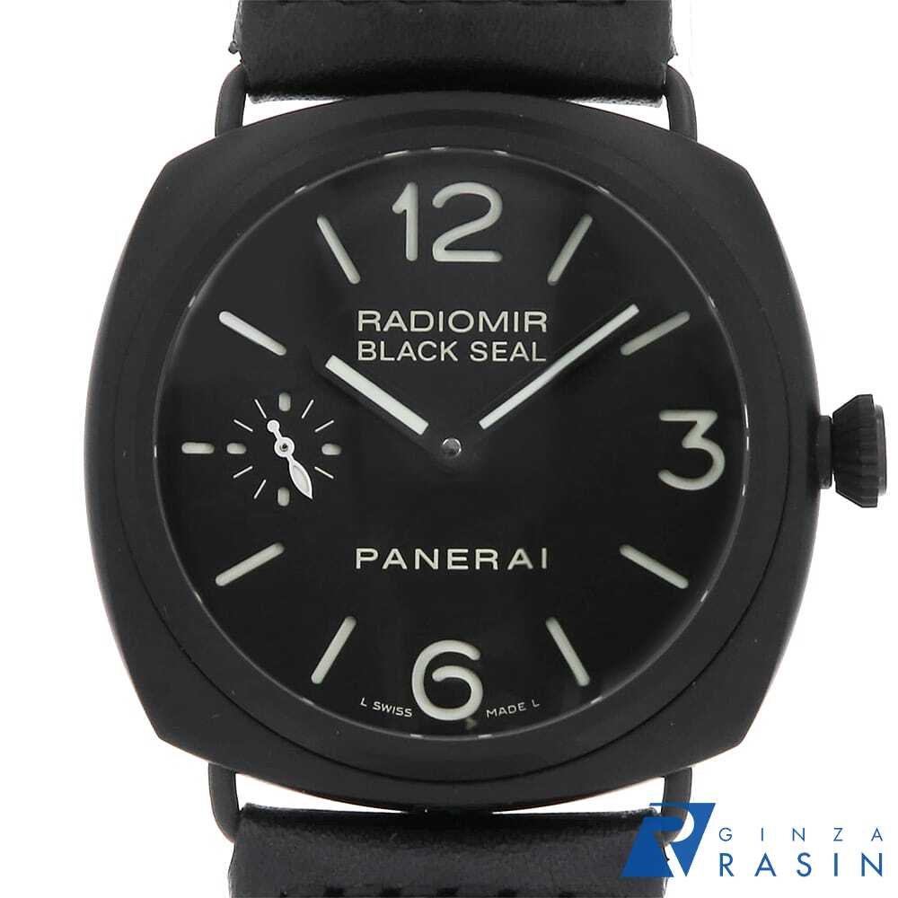 【ローン60回払い特別低金利】パネライ ラジオミールブラックシール チェラミカ PAM00292 M ...