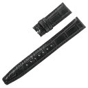 RASINオリジナル IWC ポルトギーゼ Dバックル用 クロコダイル 裏ラバー 艶消し 黒/ブラック 20mm-18mm IWPGDB2018【WEB限定品】...
