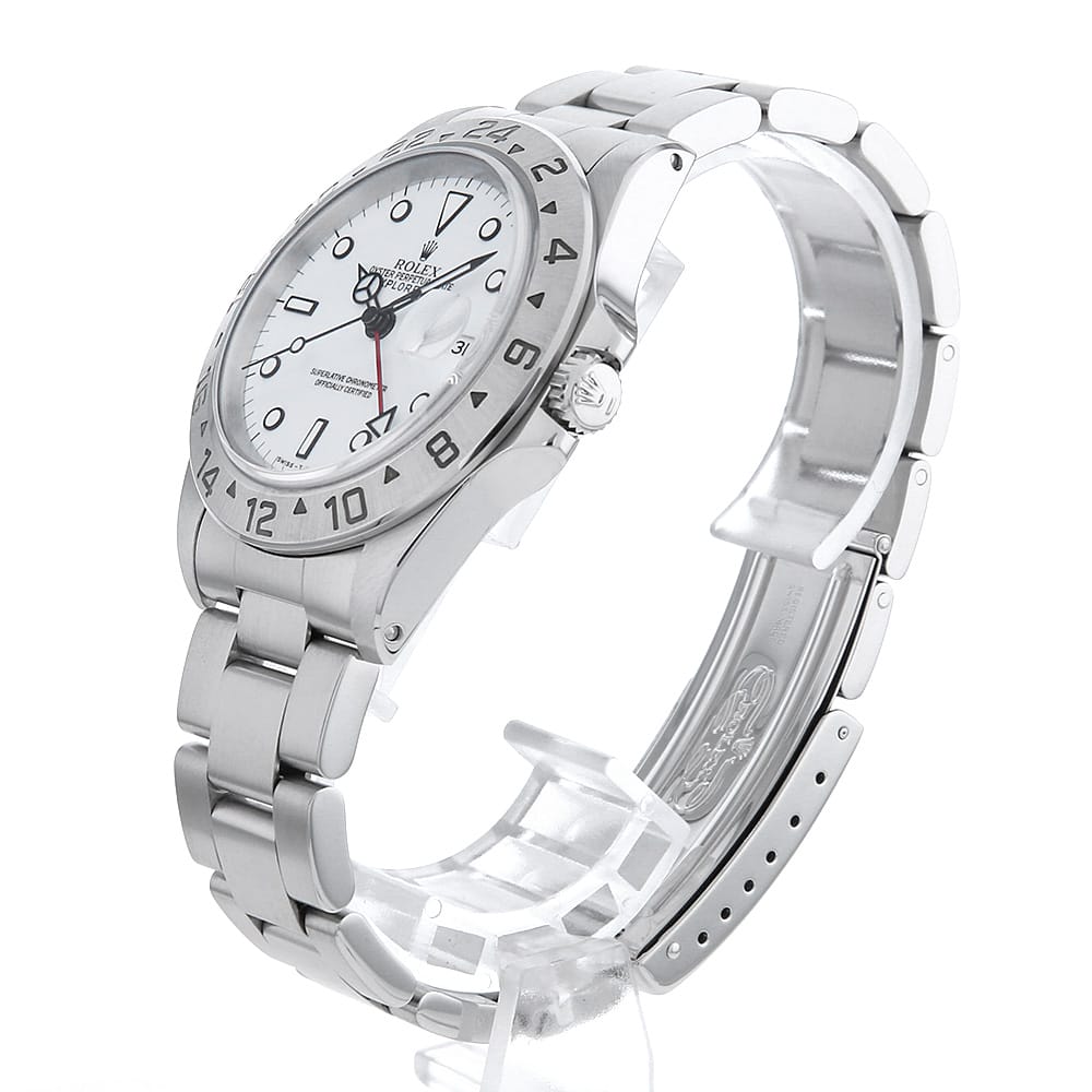 【ローン60回払い特別低金利】ロレックス エクスプローラーII 16570 ホワイト オールトリチウム シングルバックル N番 メンズ【中古】【腕時計】【送料無料】【返品OK】