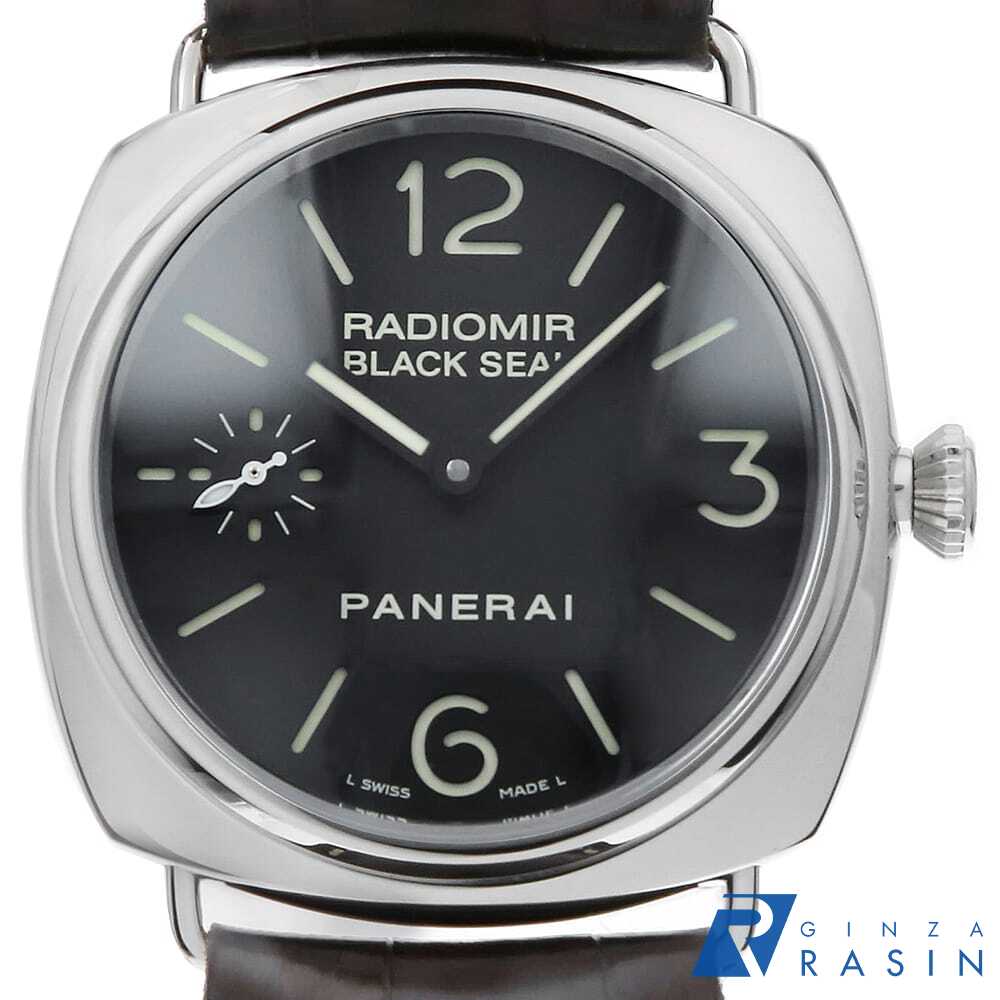 【ローン60回払い特別低金利】パネライ ラジオミール ブラックシール PAM00183 J番 メンズ ...