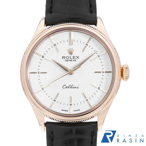 【ローン60回払い特別低金利】ロレックス チェリーニ タイム 50505 ホワイト バー ランダム番 メンズ【中古】【腕時計】【送料無料】【返品OK】