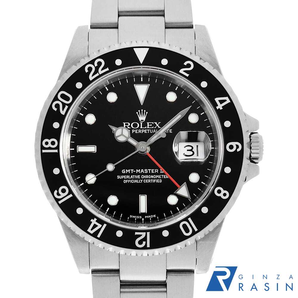 【最大4万円クーポン&ポイント2倍】ロレックス GMTマスターII 16710 ブラック Y番 メンズ【中古】【腕時計】【送料無料】【返品OK】【ローン60回払い特別低金利】