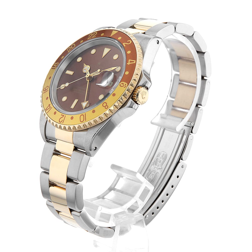 【ローン60回払い特別低金利】ロレックス GMTマスターII 16713 ブラウン シングルバックル オールトリチウム N番 メンズ【中古】【腕時計】【送料無料】【返品OK】