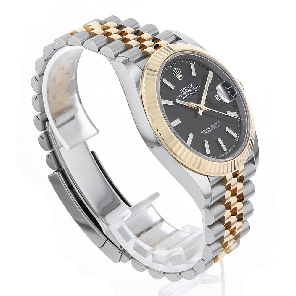 【ローン60回払い特別低金利】ロレックス デイトジャスト 126333 ブラック バー 5列 ジュビリーブレス ランダム番 メンズ【中古】【腕時計】【送料無料】【返品OK】