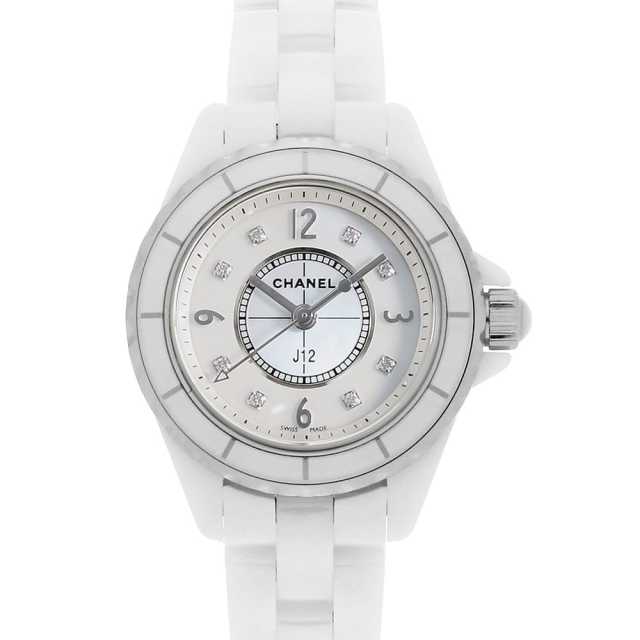 【ローン60回払い特別低金利】シャネル J12 白セラミック 8Pダイヤ H2570 レディース【中古】【腕時計】【送料無料】【返品OK】のサムネイル