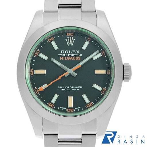 【ローン60回払い特別低金利】ロレックス ミルガウス グリーンガラス 116400GV ブラック ランダム番 メンズ【中古】【腕時計】【送料無料】【返品OK】 【ローン60回払い特別低金利】ロレックス ミルガウス グリーンガラス 116400GV ブラック ランダム番 メンズ【中古】【腕時計】【送料無料】【返品OK】