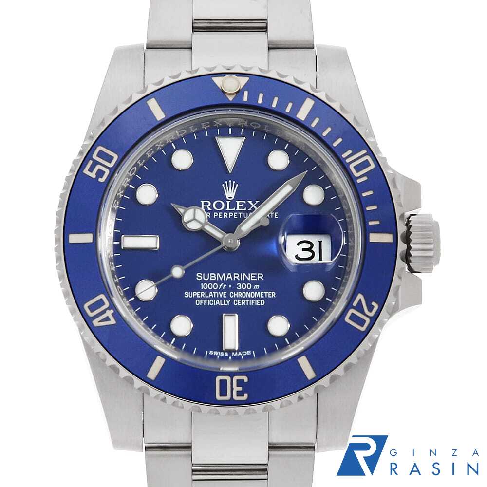【ローン60回払い特別低金利】ロレックス サブマリーナ 116619LB ブルー ランダム番 メンズ【中古】【腕時計】【送料無料】【返品OK】のサムネイル