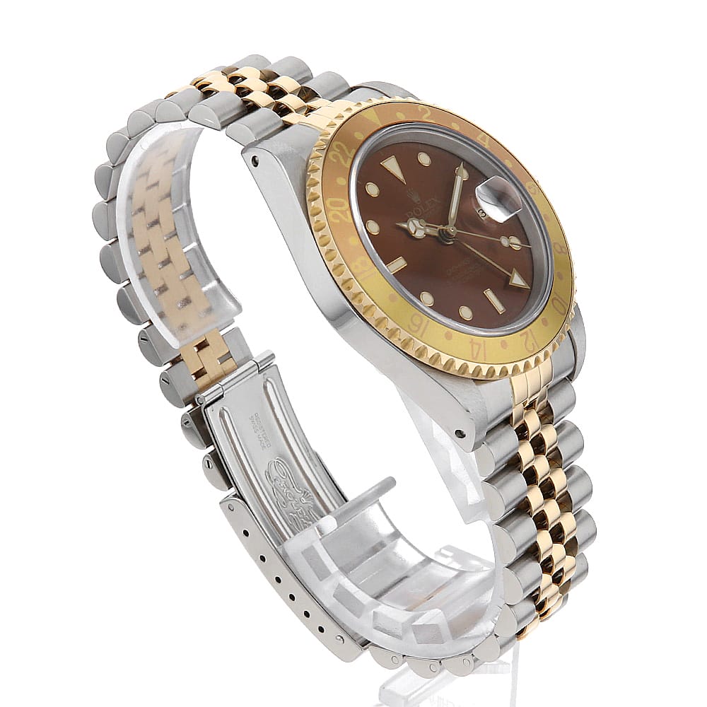 【ローン60回払い特別低金利】ロレックス GMTマスターII 16713 ブラウン オールトリチウム シングルバックル 5列 ジュビリーブレス N番 メンズ【中古】【腕時計】【送料無料】【返品OK】