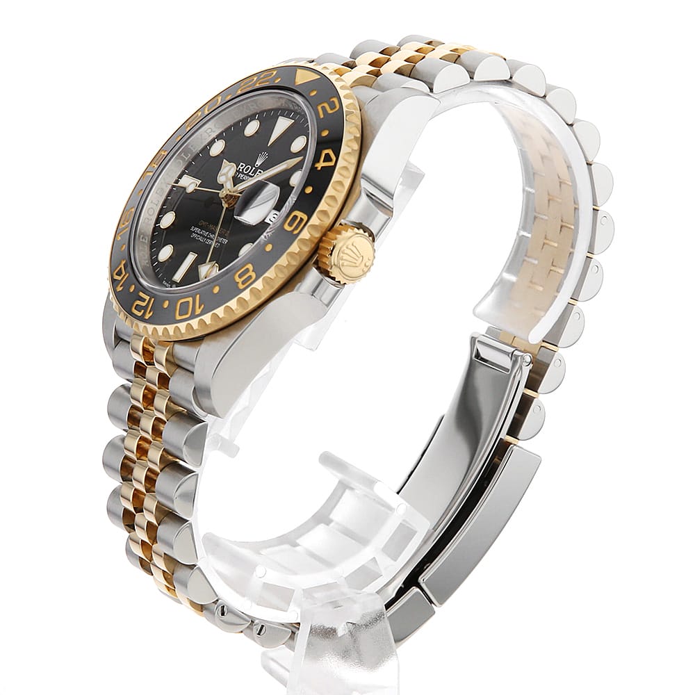 【最大4万円クーポン＆ポイント2倍】ロレックス GMTマスターII 126713GRNR ブラック ランダム番 メンズ【中古】【腕時計】【送料無料】【返品OK】【ローン60回払い特別低金利】