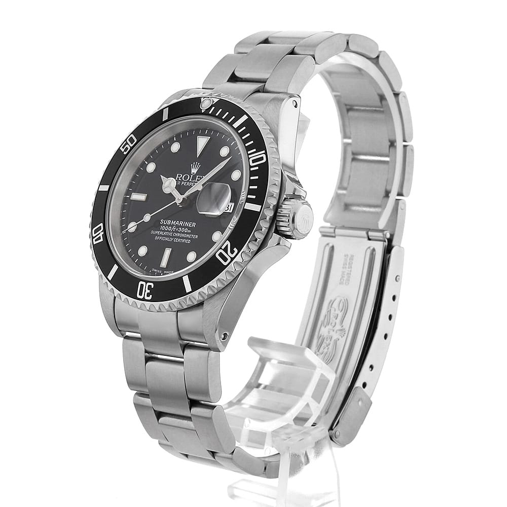 【ローン60回払い特別低金利】ロレックス サブマリーナ デイト 16610 ブラック P番 メンズ【中古】【腕時計】【送料無料】【返品OK】