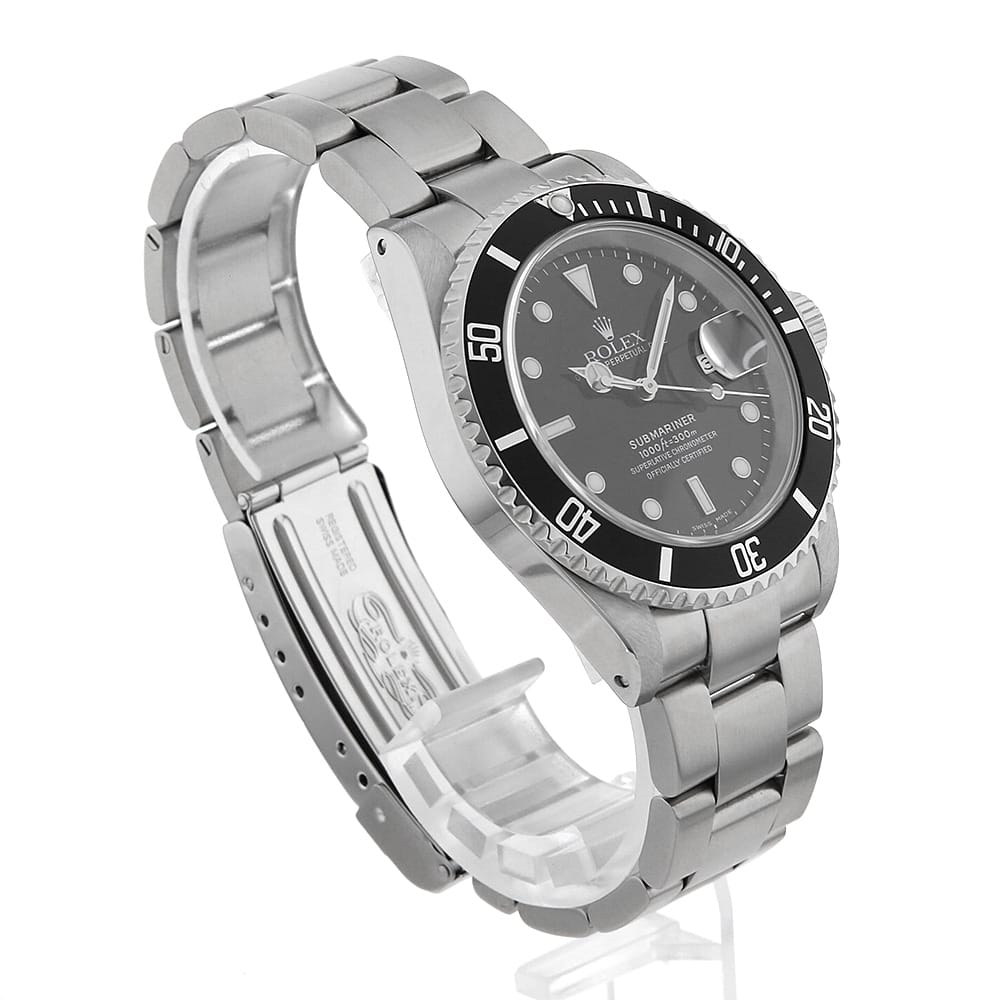 【ローン60回払い特別低金利】ロレックス サブマリーナ デイト 16610 ブラック P番 メンズ【中古】【腕時計】【送料無料】【返品OK】