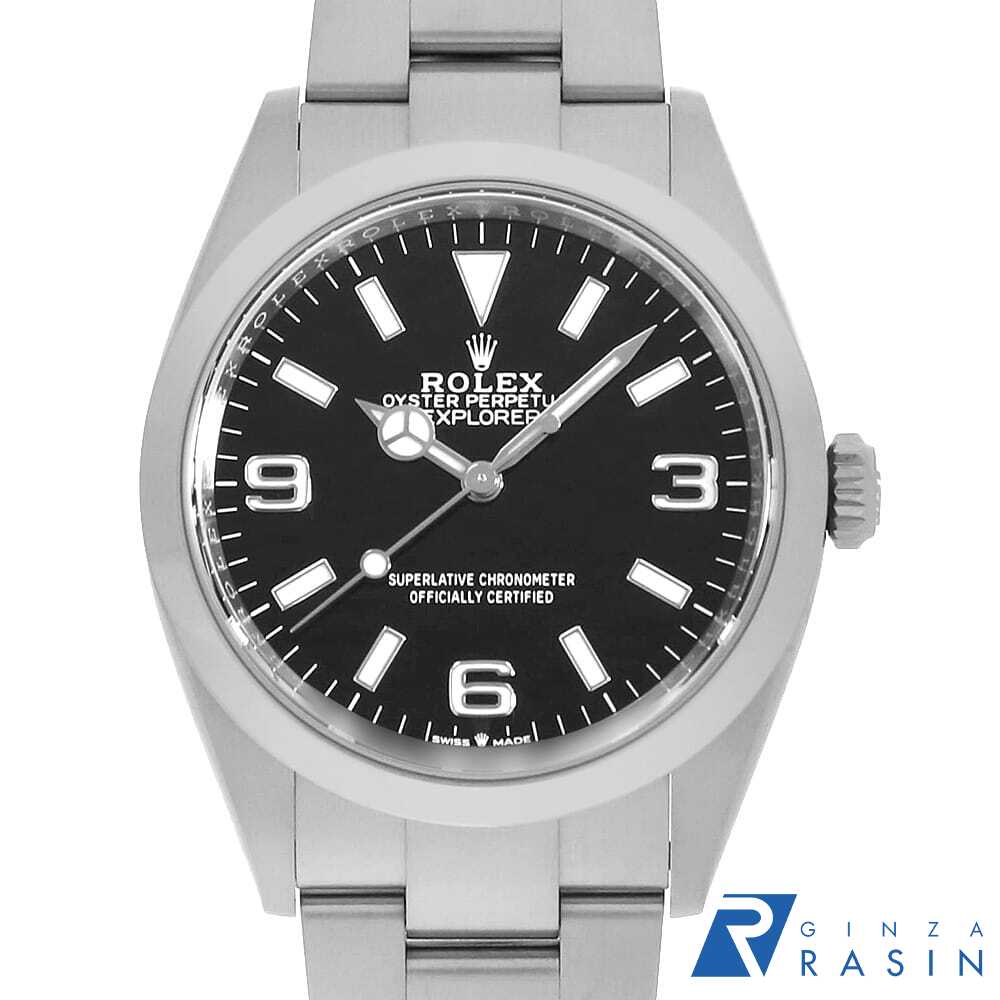 【ローン60回払い特別低金利】ロレックス エクスプローラー36 124270 ブラック ラ...