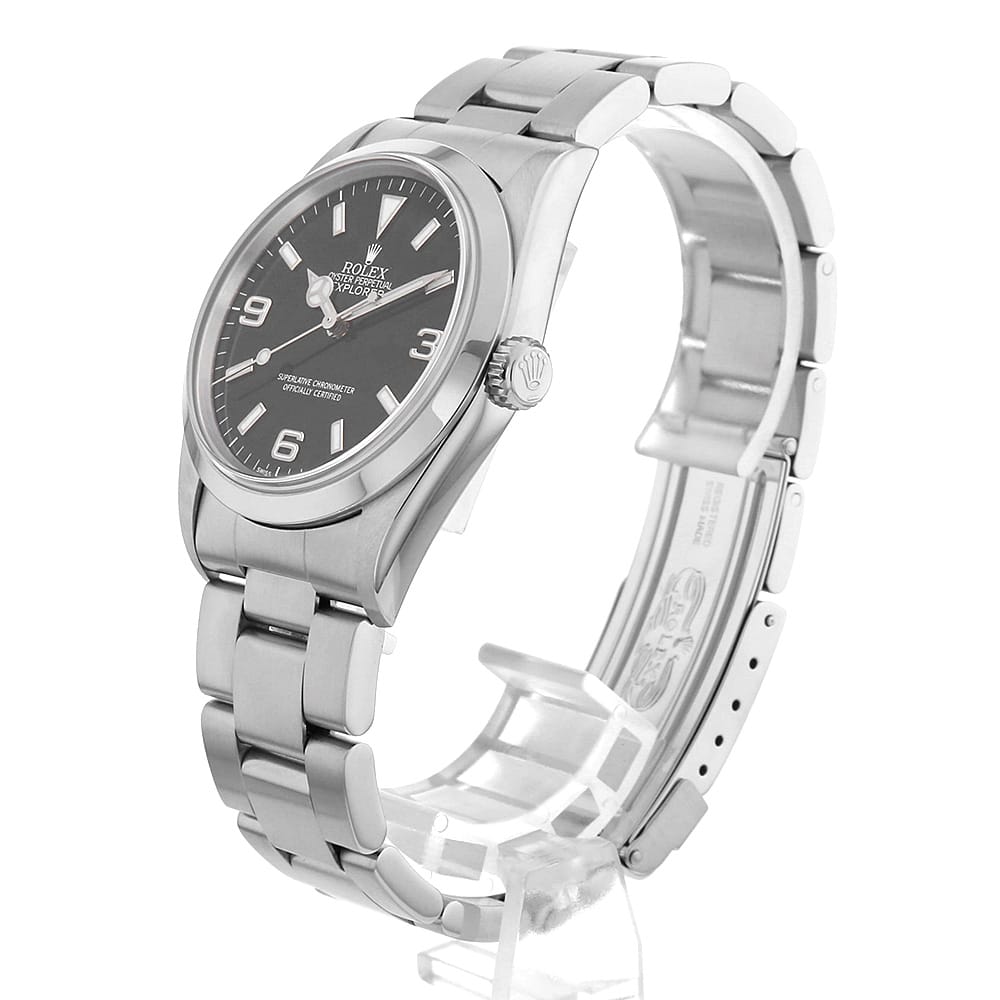 【ローン60回払い特別低金利】ロレックス エクスプローラーI 14270 ブラック P番 メンズ【中古】【腕時計】【送料無料】【返品OK】