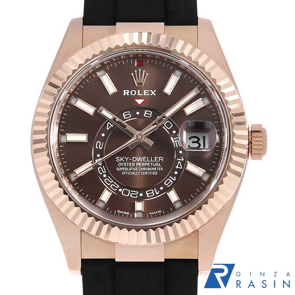 【ローン60回払い特別低金利】ロレックス スカイドゥエラー 326235 チョコレートブラウン ランダム番 メンズ【中古】【腕時計】【送料無料】【返品OK】