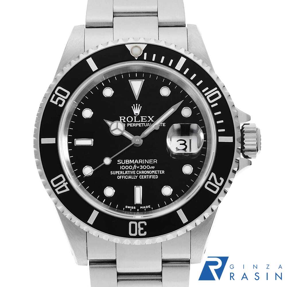 【ローン60回払い特別低金利】ロレックス サブマリーナ デイト 16610 ブラック Y番...