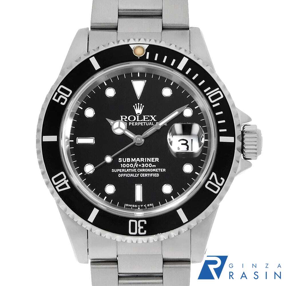 【ローン60回払い特別低金利】ロレックス サブマリーナ デイト 16610 ブラック S番...