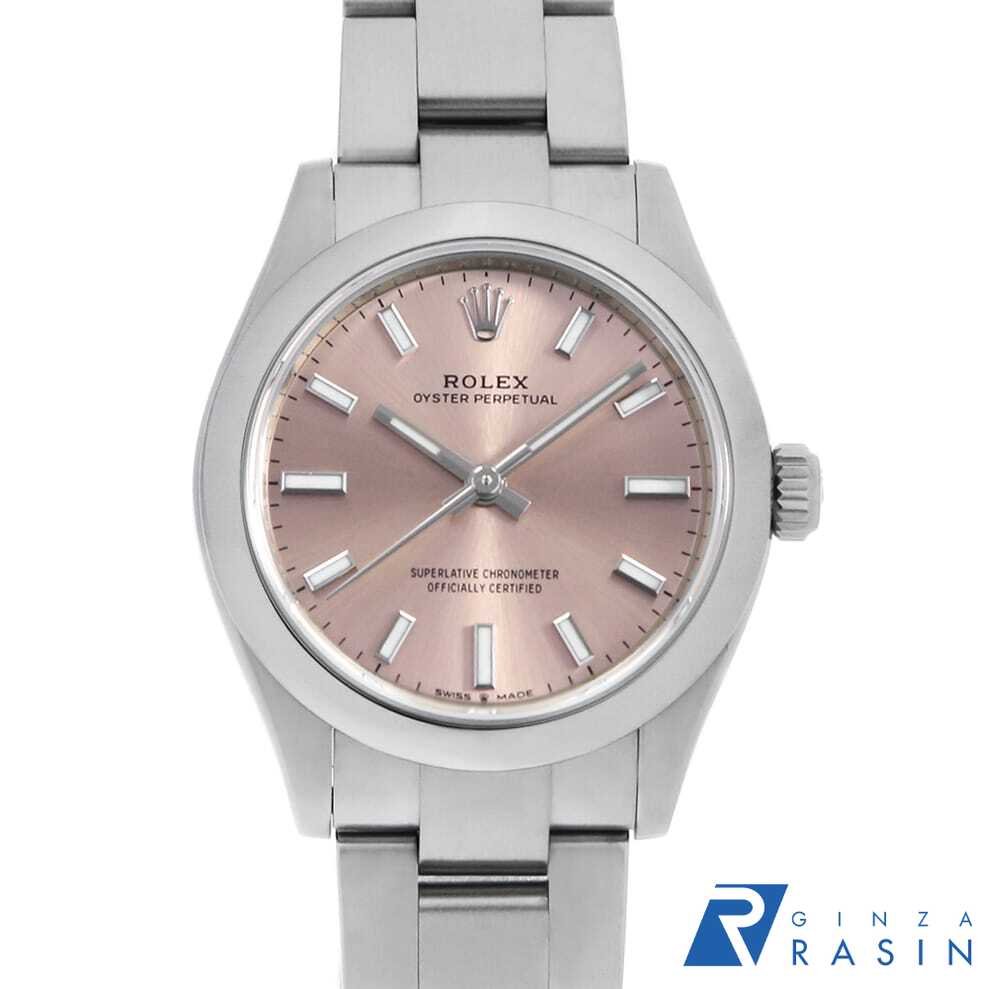 【ローン60回払い特別低金利】ロレックス オイスターパーペチュアル31 277200 ピンク バー ランダム番 ボーイズ(ユニセックス)【中古】【腕時計】【送料無料】【返品OK】