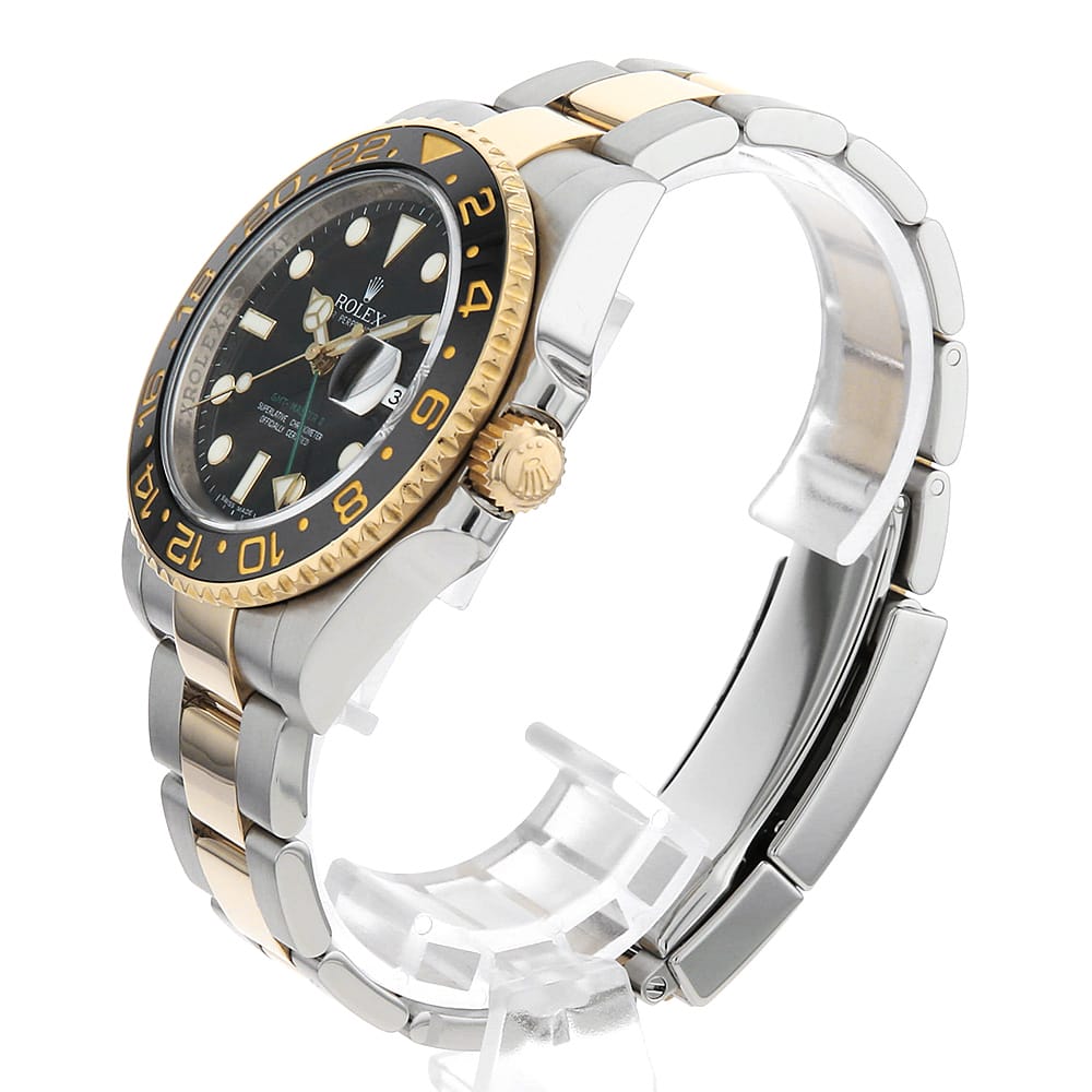 【ローン60回払い特別低金利】ロレックス GMTマスターII 116713LN ブラック V番 メンズ【中古】【腕時計】【送料無料】【返品OK】