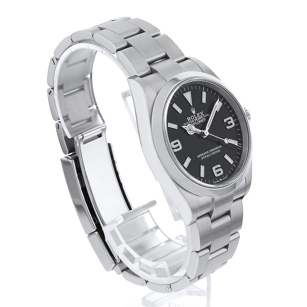 【最大3万円クーポン＆ポイント2倍】ロレックス エクスプローラー36 124270 ブラック ランダム番 メンズ【中古】【腕時計】【送料無料】【返品OK】【ローン60回払い特別低金利】