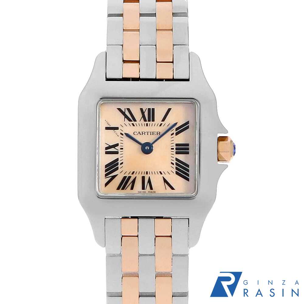 【ローン60回払い特別低金利】カルティエ サントス ドゥモワゼル SM アジア限定2000本 W25074Y9 レディース【中古】【腕時計】【送料無料】【返品OK】