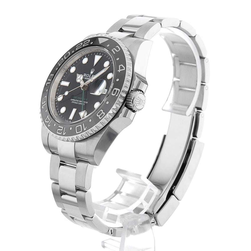 【ローン60回払い特別低金利】ロレックス GMTマスターII 126710GRNR ブラック 3列 オイスターブレス ランダム番 メンズ【中古】【腕時計】【送料無料】【返品OK】