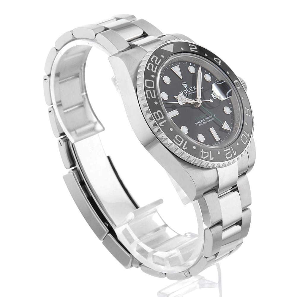 【ローン60回払い特別低金利】ロレックス GMTマスターII 126710GRNR ブラック 3列 オイスターブレス ランダム番 メンズ【中古】【腕時計】【送料無料】【返品OK】