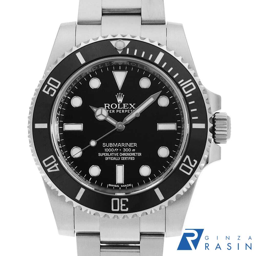 【ローン60回払い特別低金利】ロレックス サブマリーナ ノンデイト 114060 ブラック ランダム番 メンズ【中古】【腕時計】【送料無料】【返品OK】