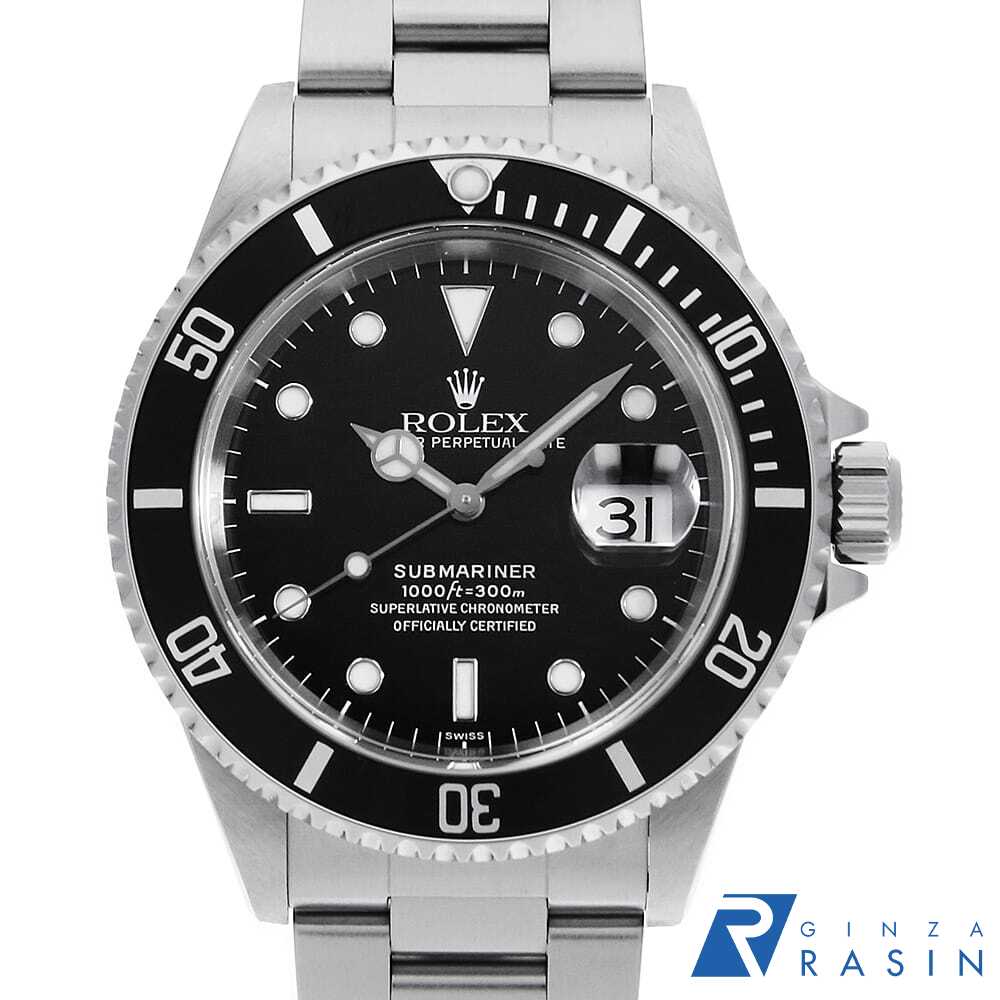 【ローン60回払い特別低金利】ロレックス サブマリーナ デイト 16610 ブラック U番...