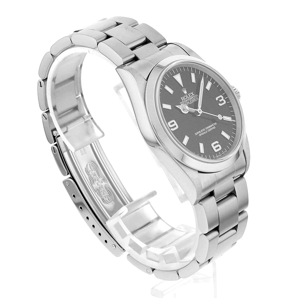 【ローン60回払い特別低金利】ロレックス エクスプローラーI 14270 ブラック シングルバックル オールトリチウム W番 メンズ【中古】【腕時計】【送料無料】【返品OK】