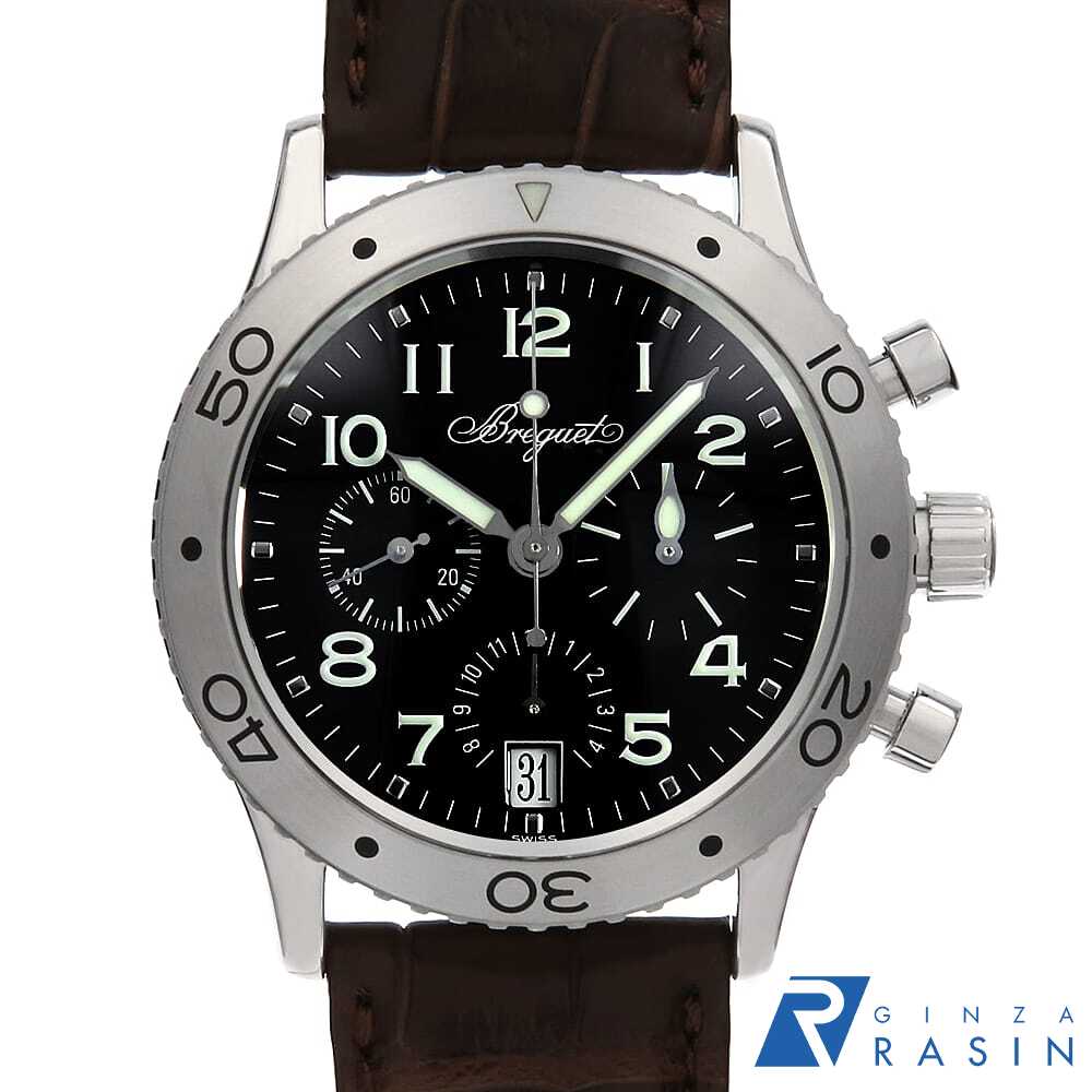 【ローン60回払い特別低金利】ブレゲ トランスアトランティック タイプXX 3820ST/H2/9W ...