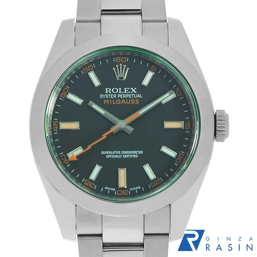 【ローン60回払い特別低金利】ロレックス ミルガウス グリーンガラス ...(2)