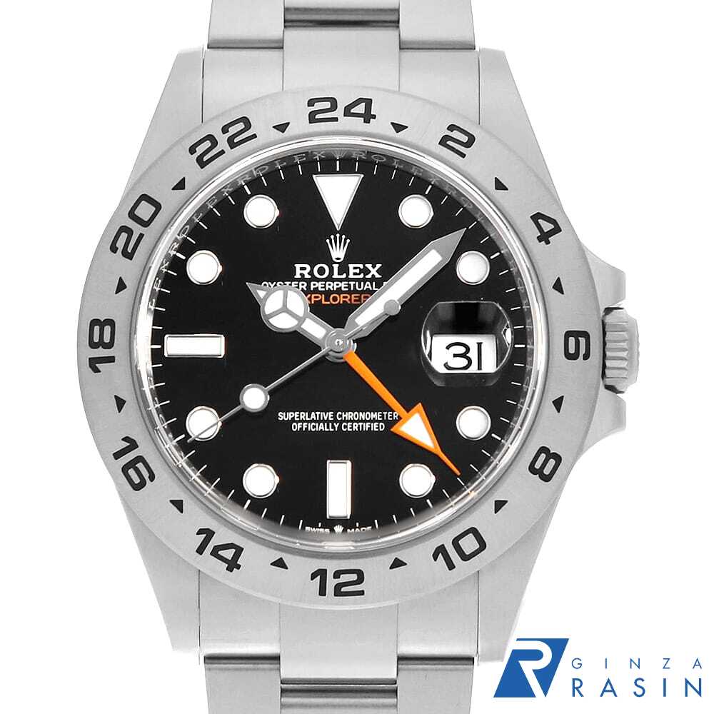 【ローン60回払い特別低金利】ロレックス エクスプローラーII 226570 ブラック ラ...
