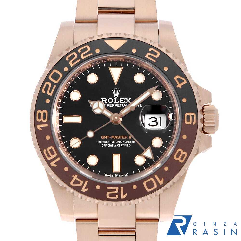 【最大3万円クーポン＆ポイント2倍】ロレックス GMTマスターII 126715CHNR ブラック  ...