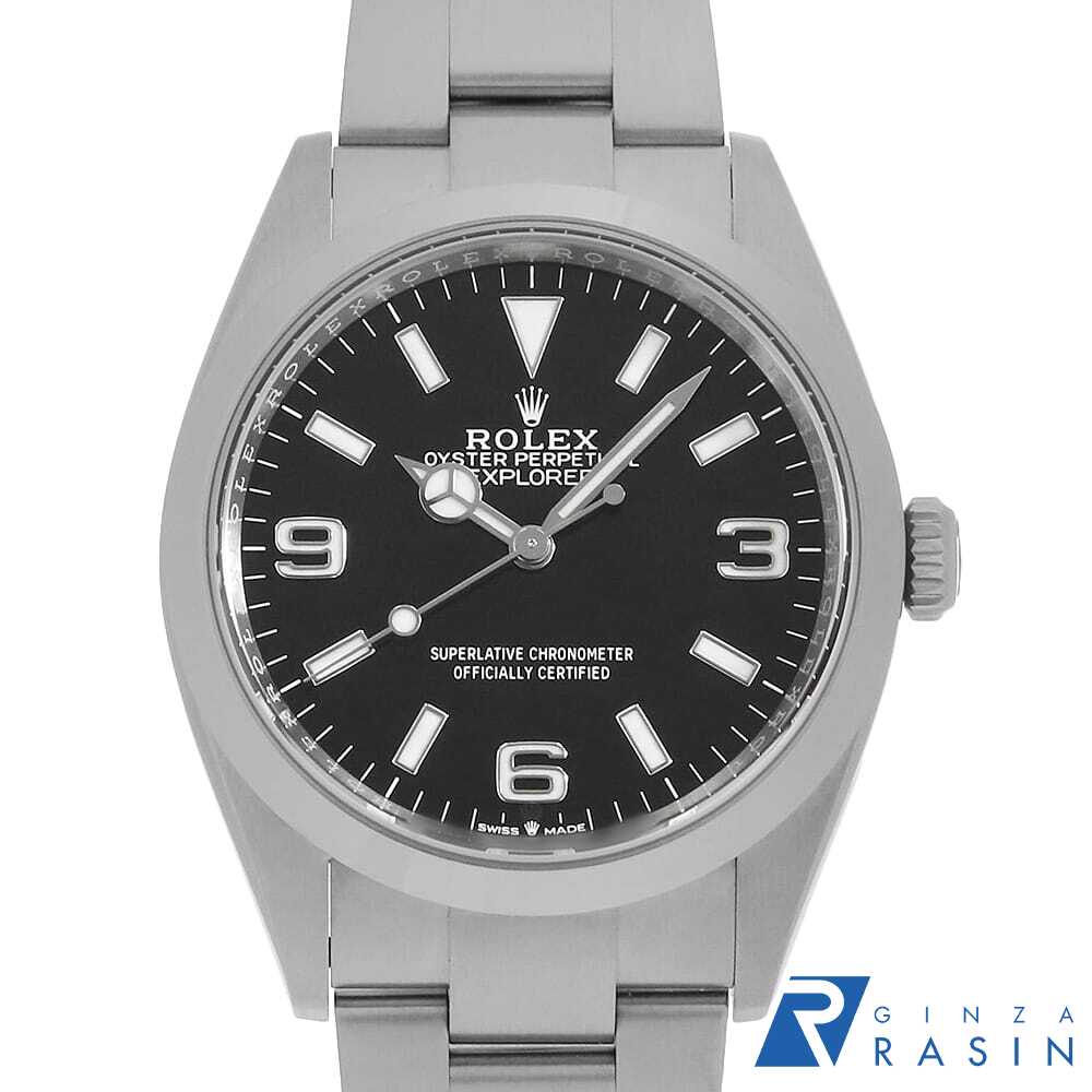 【ローン60回払い特別低金利】ロレックス エクスプローラー36 124270 ブラック ラ...