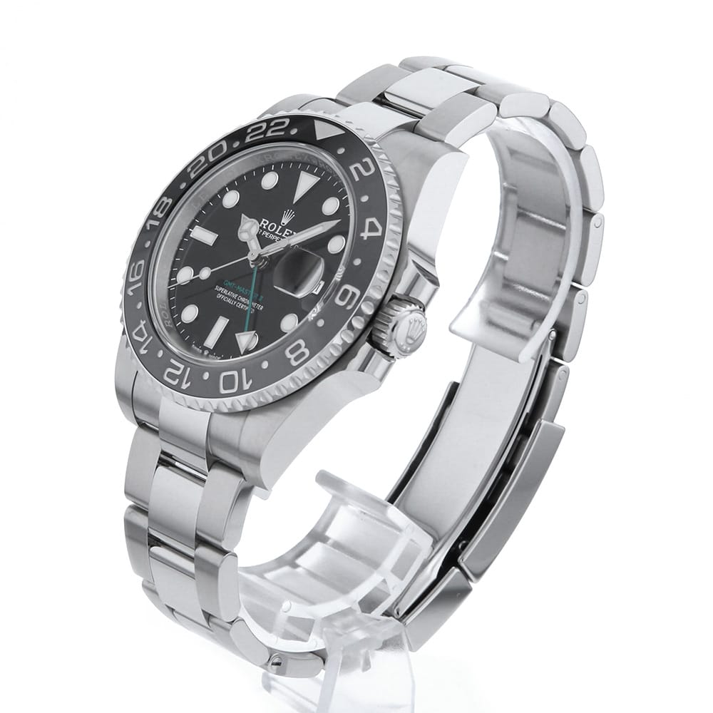 【ローン60回払い特別低金利】ロレックス GMTマスターII 126710GRNR ブラック 3列 オイスターブレス ランダム番 メンズ【未使用】【腕時計】【送料無料】