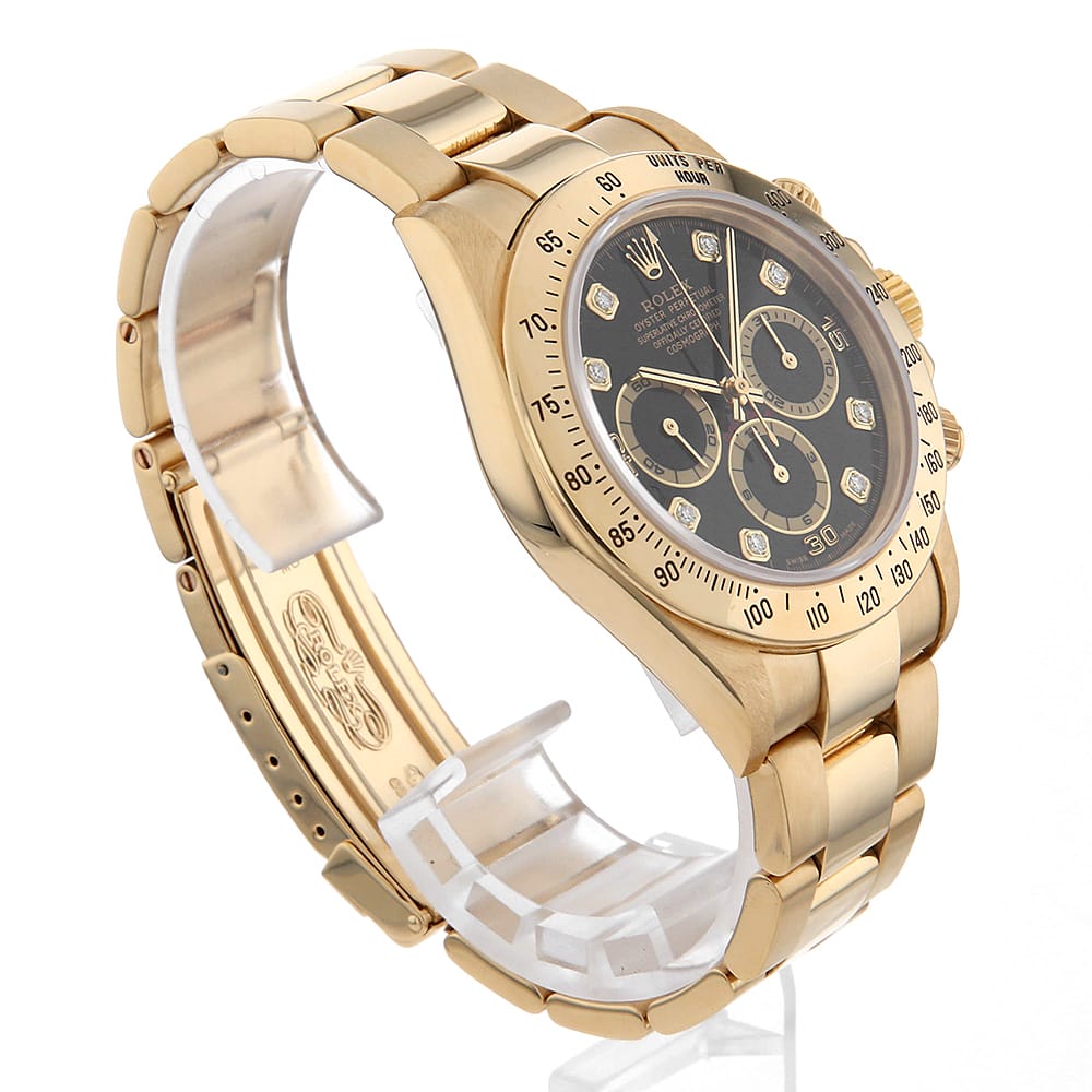 【ローン60回払い特別低金利】ロレックス コスモグラフ デイトナ 8Pダイヤ 16528G ブラック U番 メンズ【中古】【腕時計】【送料無料】【返品OK】