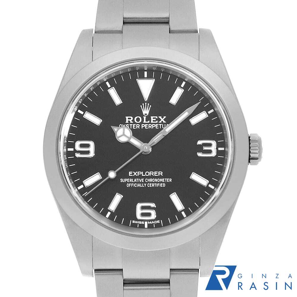 【ローン60回払い特別低金利】ロレックス エクスプローラーI 後期型 ホワイト369 2...