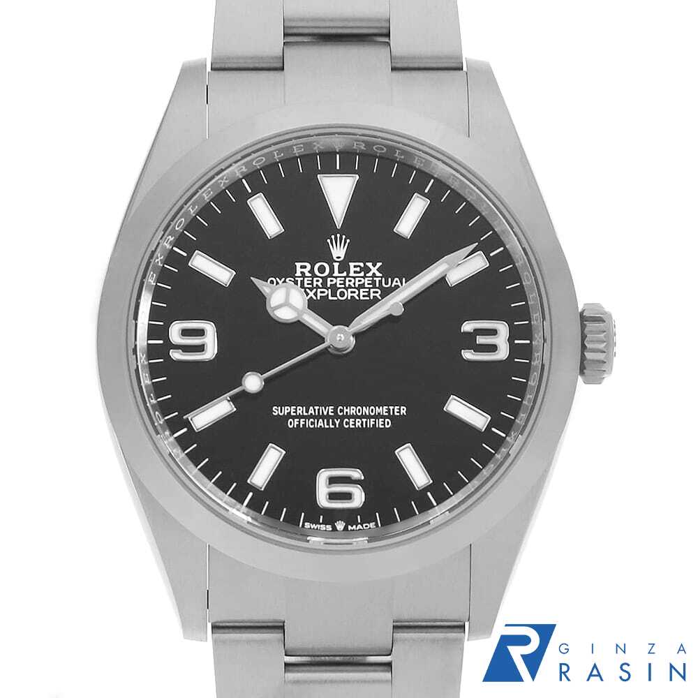【ローン60回払い特別低金利】ロレックス エクスプローラー36 124270 ブラック ラ...