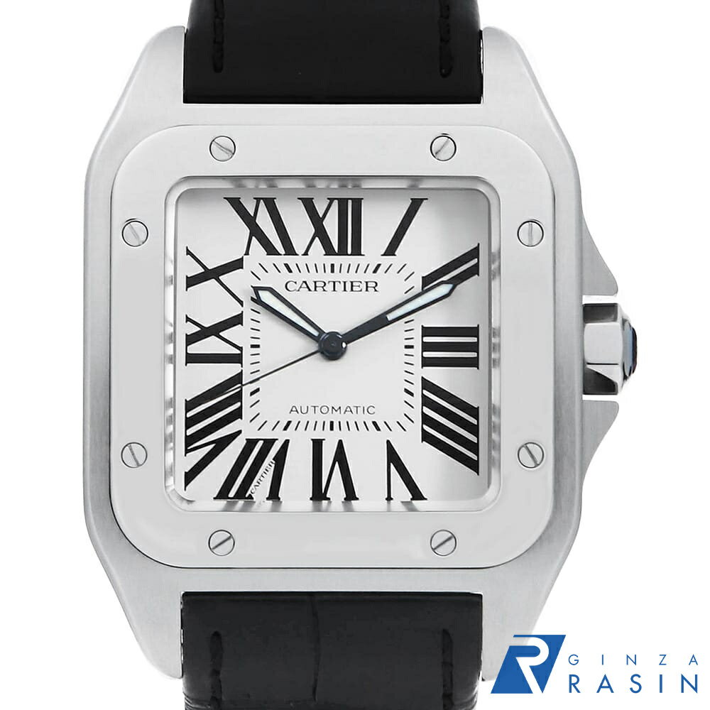 【ローン60回払い特別低金利】カルティエ サントス100 LM W20073X8 メンズ【中古】【腕時計】【送料無..