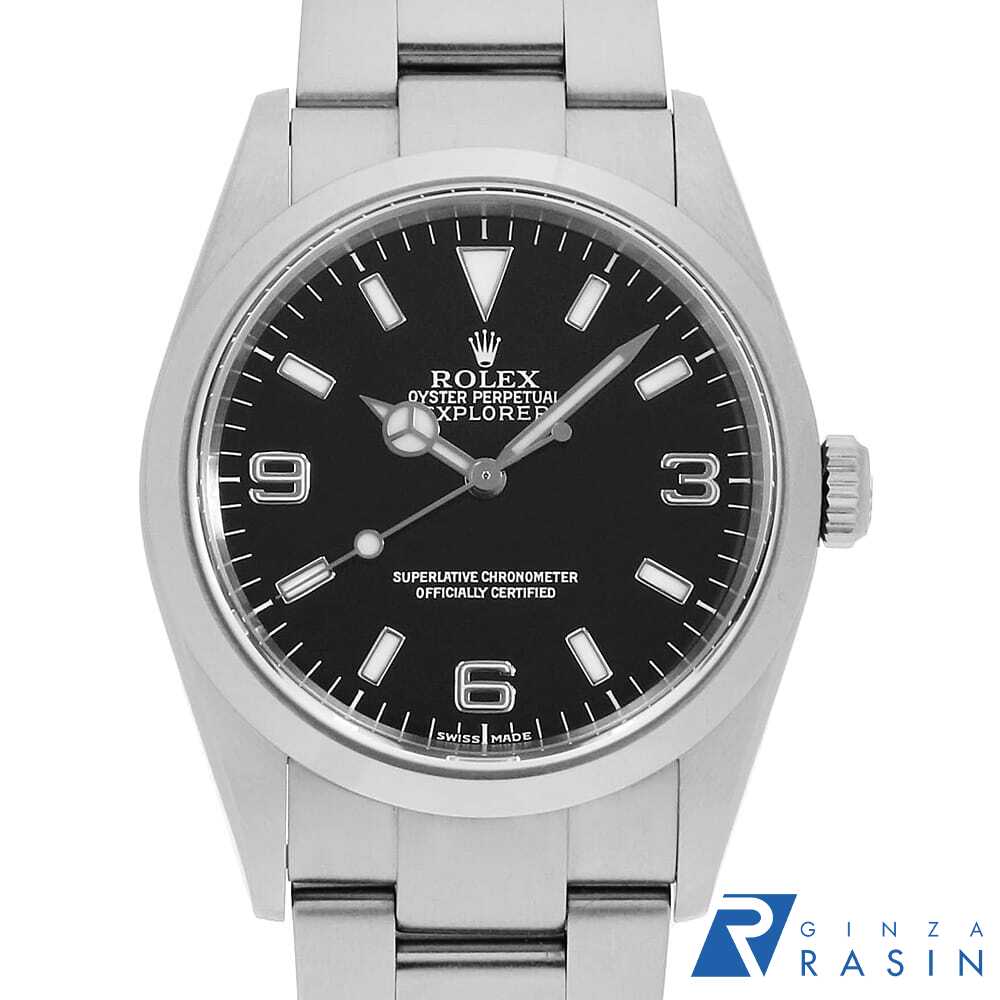 【ローン60回払い特別低金利】ロレックス エクスプローラーI 114270 ブラック F番 ...