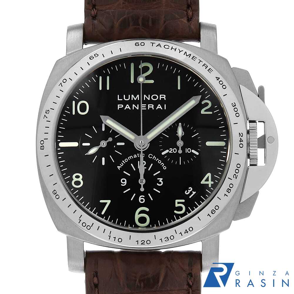 【ローン60回払い特別低金利】パネライ ルミノールクロノ PAM00074 E番 メンズ【中古】【腕 ...