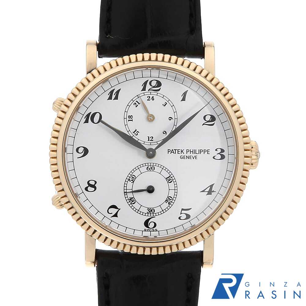 【ローン60回払い特別低金利】パテックフィリップ カラトラバ トラベルタイム 5034J メンズ【中古】【腕時計】【送料無料】【返品OK】